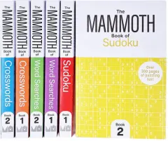 Coperta cărții The Mammoth Book of Crosswords, Word Searches and Sudoku: 6 Books