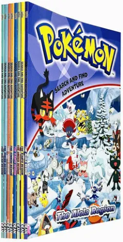 Coperta cărții Pokémon Search and Find Adventure: 8 Books Collection