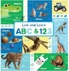 Coperta cărții Look and Learn ABC And 123, Page Publications