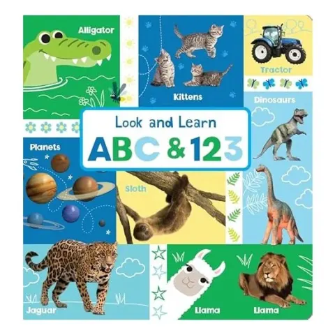 Coperta cărții Look and Learn ABC And 123, Page Publications