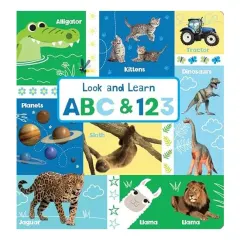 Coperta cărții Look and Learn ABC And 123, Page Publications