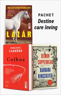 Coperta cărții Pachet Destine care înving. LÁZÁR/Colhoz/Demon Copperhead - Nelio Biedermann