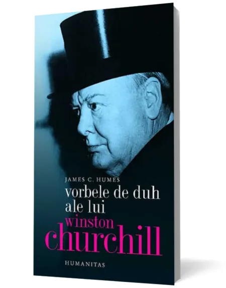 Coperta cărții Vorbele de duh ale lui Winston Churchill