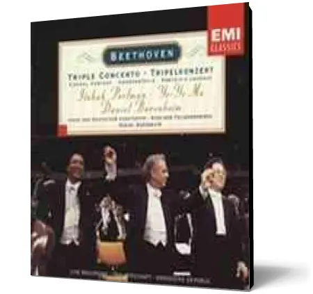 Coperta cărții Beethoven: Triple Concerto for Piano, Violin, and Cello in C major, Op. 56
