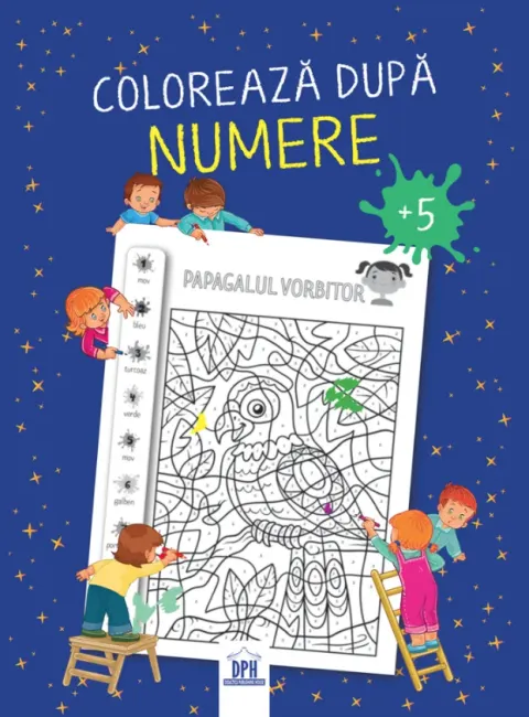 Coperta cărții Coloreaza dupa numere