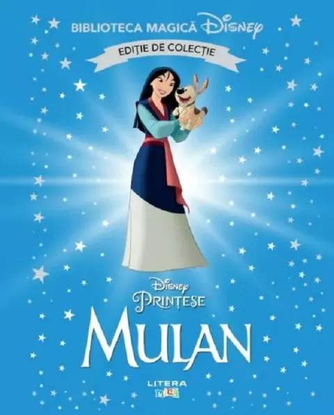 Coperta cărții Mulan. Biblioteca magica Disney