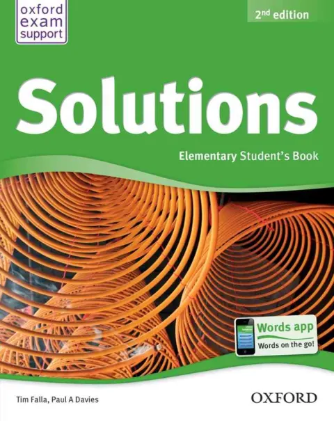 Coperta cărții Solutions 2nd Edition Elementary: Student's Book