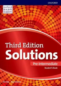 Coperta cărții Solutions 3E Pre-Intermediate Student's Book