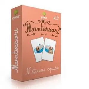 Coperta cărții Carti de joc Montessori - Notiuni opuse