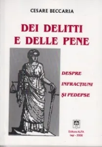 Coperta cărții Dei delitti e delle pene. Despre infractiuni si pedepse