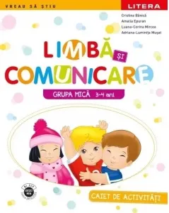 Coperta cărții Limba si comunicare. Caiet de activitati. Grupa mica 3-4 ani