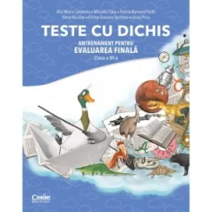 Coperta cărții Teste cu dichis. Antrenament pentru Evaluarea Finala. Clasa a III-a