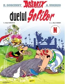Coperta cărții Asterix si duelul sefilor (volumul 7)