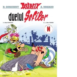 Coperta cărții Asterix si duelul sefilor (volumul 7)