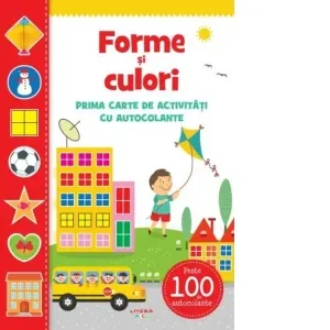 Coperta cărții Forme si culori. Prima carte de activitati cu autocolante