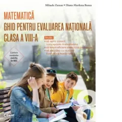 Coperta cărții Pachet Ghid pentru Evaluarea Nationala clasa a VIII-a. Matematica + Ghid modele si sugestii de rezolvare