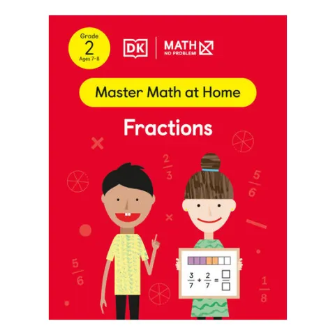Coperta cărții Math - No Problem! Fractions, Grade 2 Ages 7-8