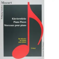 Coperta cărții Mozart, Klavierstucke