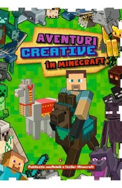 Coperta cărții Aventuri creative in Minecraft