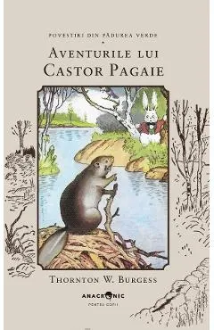 Coperta cărții Aventurile lui Castor Pagaie. Seria Povestiri din Padurea Verde Vol.14