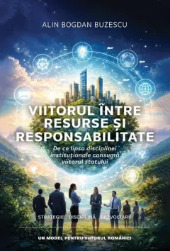 Coperta cărții Viitorul intre resurse si responsabilitate. De ce lipsa disciplinei institutionale consuma viitorul statului