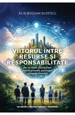 Coperta cărții Viitorul intre resurse si responsabilitate. De ce lipsa disciplinei institutionale consuma viitorul statului