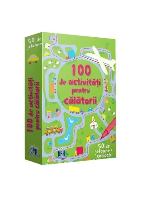 Coperta cărții 100 de activitati pentru calatorii |