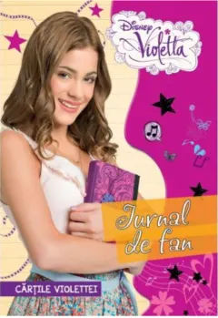 Coperta cărții Disney. Violetta. Cărțile Violettei. Jurnal de fan