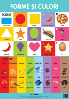 Coperta cărții Forme si culori. Planse educationale