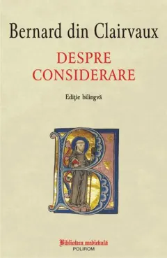Coperta cărții Despre considerare