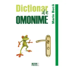 Coperta cărții Dicționar de omonime