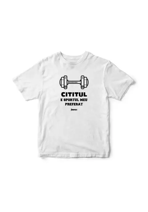 Coperta cărții Tricou Cititul e sportul meu preferat