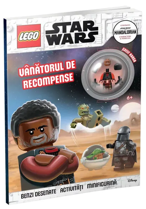 Coperta cărții LEGO® Star Wars – Vanatorul de recompense (carte de activitati cu minifigurina LEGO®)