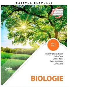 Coperta cărții Biologie. Caietul elevului pentru clasa a VI-a