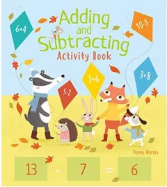 Coperta cărții Adding and Subtracting Activity Book