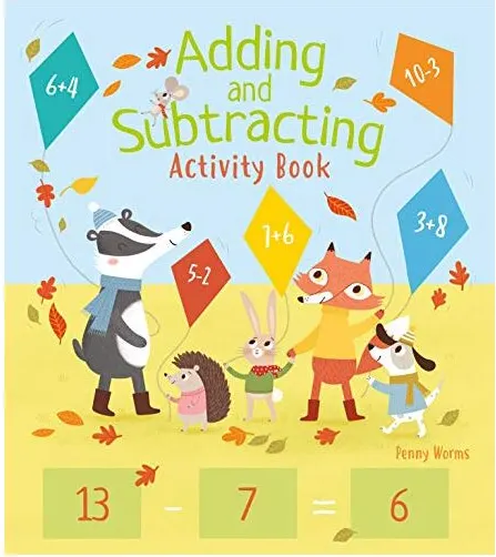 Coperta cărții Adding and Subtracting Activity Book