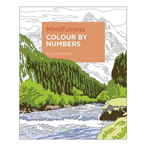 Coperta cărții Mindfulness Colour by Numbers, David Woodroffe