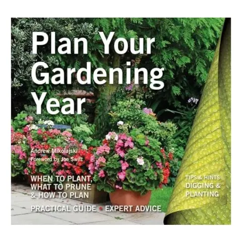 Coperta cărții Plan Your Gardening Year, Andrew Mikolajski, Joe Swift