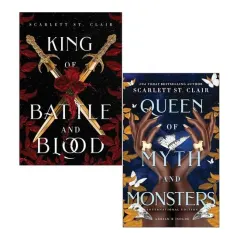 Coperta cărții Adrian X Isolde Series Collection 2 Books Set By Scarlett St Clair (King of Battle and Blood, Queen of Myth and Monsters)