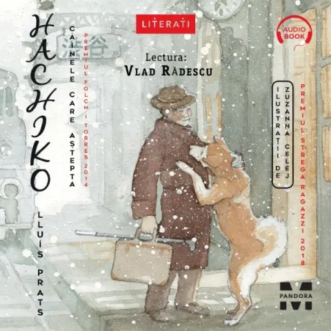 Coperta cărții Hachiko: câinele care aștepta (audiobook)