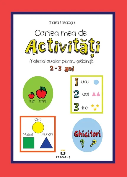 Coperta cărții Cartea mea de activitati 2-3 ani