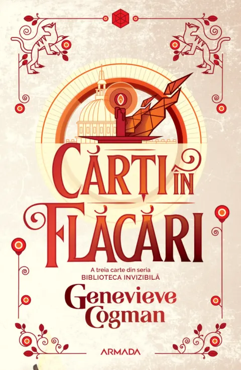 Coperta cărții Cărți în flăcări (seria Biblioteca invizibilă, partea a III-a)
