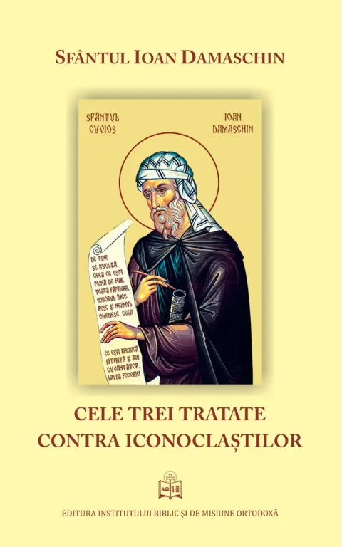 Coperta cărții Cele trei tratate contra iconoclaștilor