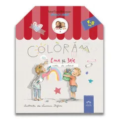 Coperta cărții Coloram cu Ema si Eric: Carte de colorat