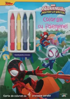 Coperta cărții Coloram cu Paienjenel. Paienjenelul si prietenii lui uimitori