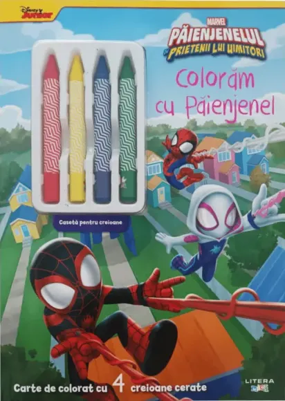 Coperta cărții Coloram cu Paienjenel. Paienjenelul si prietenii lui uimitori