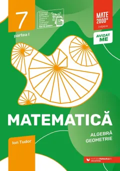 Coperta cărții Matematică. Algebră, geometrie. Caiet de lucru. Clasa a VII-a. Inițiere. Partea I