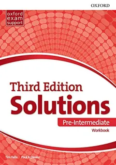 Coperta cărții Solutions 3E Pre-Intermediate Workbook