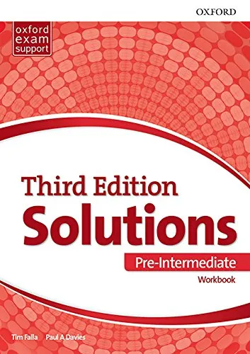 Coperta cărții Solutions 3E Pre-Intermediate Workbook