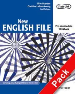 Coperta cărții New English File Pre-intermediate Workbook with key and MultiROM Pk